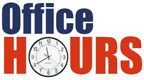 Clock with Office Hours