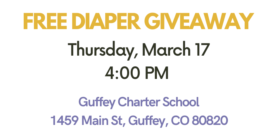 Diaper Giveaway Flyer  Guffey