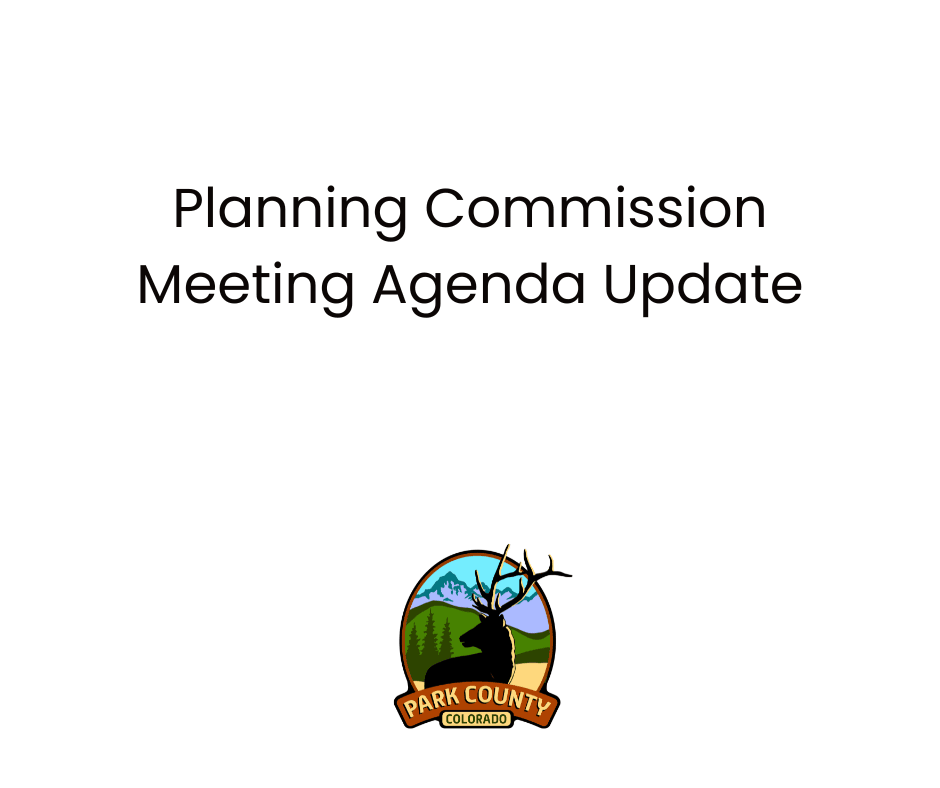 Planning Comm Meeting Agenda Update