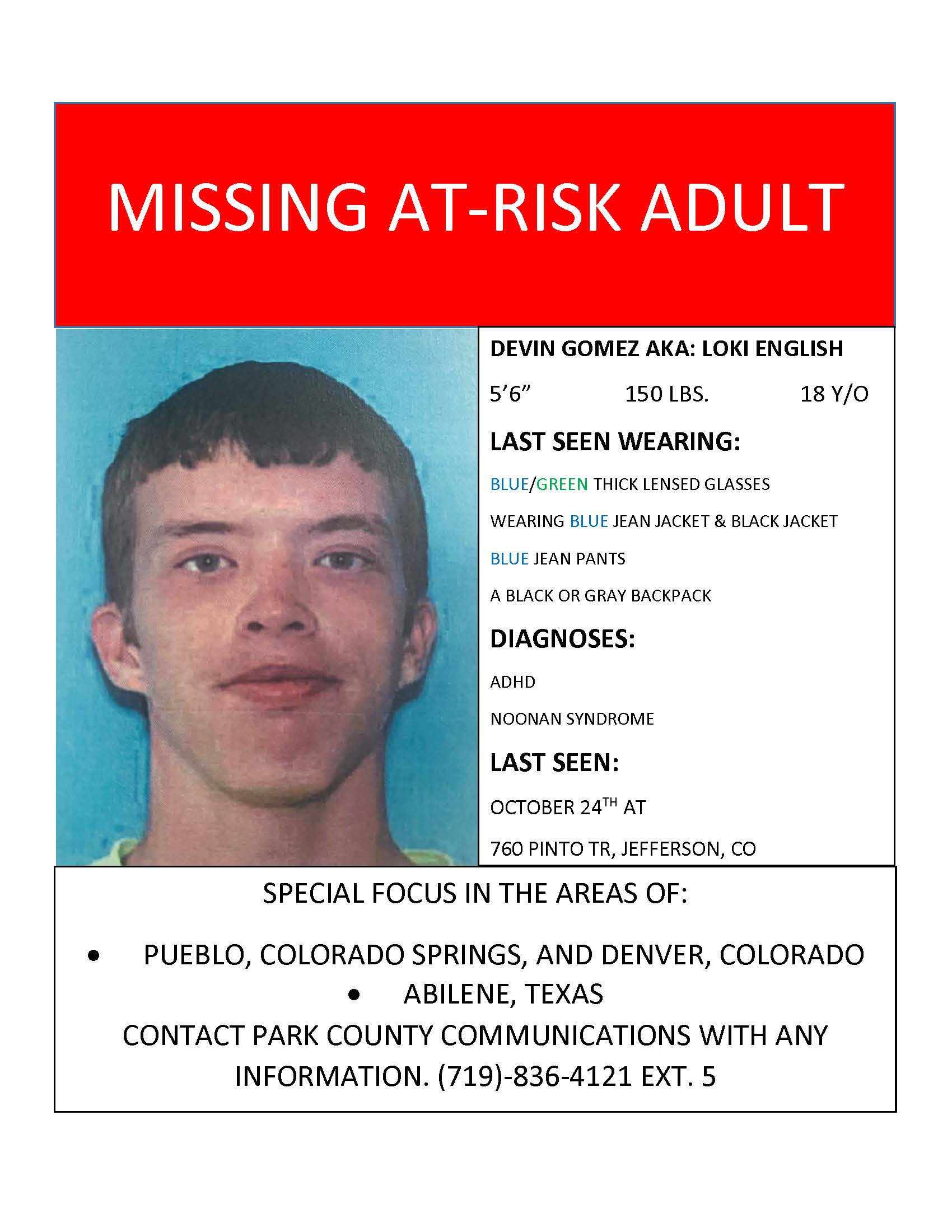 MISSING POSTER